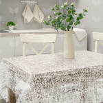 Клеенка столовая ПВХ "LACE", 1,32х22м Паутинка 7044-011 Клеенка столовая ПВХ "LACE", 1,32х22м Паутинка 7044-011. Скатерти, клеенки
