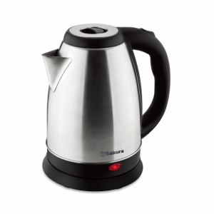 Чайник электр SA-2136 матов нерж сталь+черн пластик, 1,8л,1800В Чайник электр SA-2136 матов нерж сталь+черн пластик, 1,8л,1800В