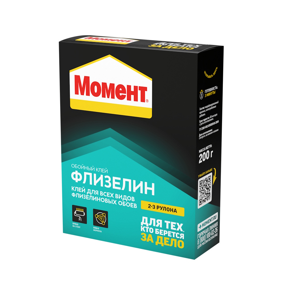 Клей обойный  «Mомент Флизелин» 