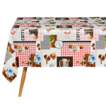 Клеенка ПВХ на нетканой основе Dekorelle Jakline 025, разм. 1,4x20м