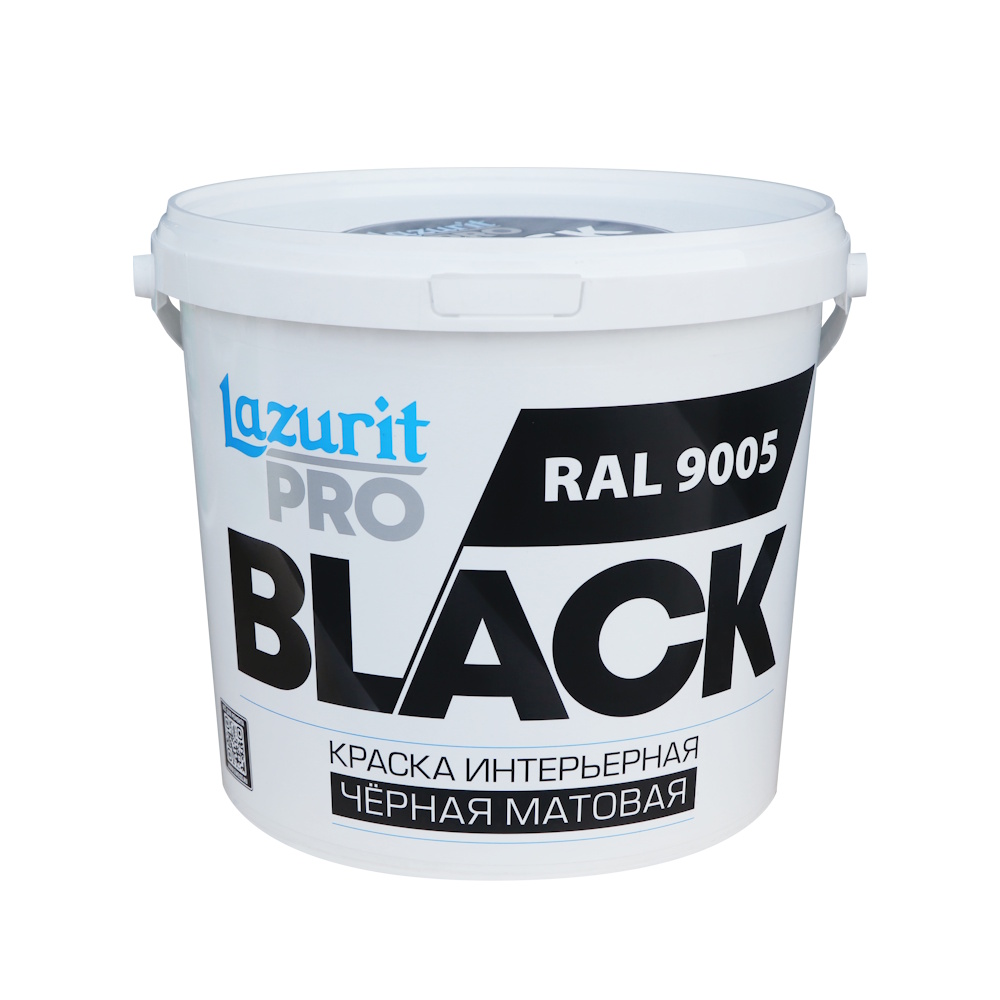 Краска Интерьерная «LAZURIT PRO» BLACK матовая Краска Интерьерная «LAZURIT PRO» BLACK матовая