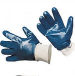 Перчатки МБС (маслобензостойкие) "Нитрил" (синие)