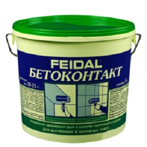 БЕТОКОНТАКТ грунт специальный (зеленое ведро) Feidal