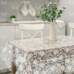 Клеенка столовая ПВХ "LACE", 1,32х22м Бегония 7044-020 Клеенка столовая ПВХ "LACE", 1,32х22м Бегония 7044-020. Скатерти, клеенки