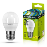 Лампа светодиодная «Ergolux» LED G45 7W/60Вт/Е27