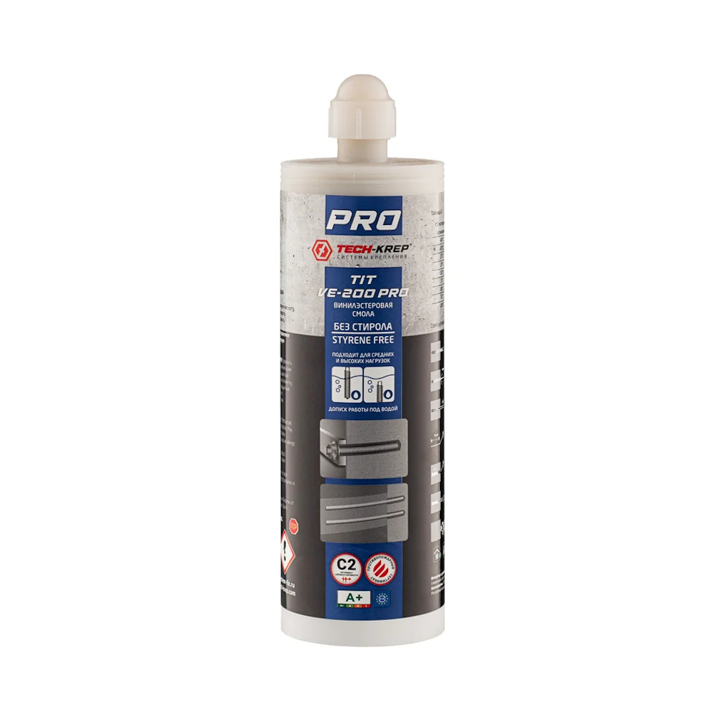 Анкер химический TIT VE-200 PRO (400мл) Tech-Krep /556862
