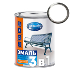 Эмаль по ржавчине 3 в 1 быстросохнущая, глянцевая «LAZURIT»